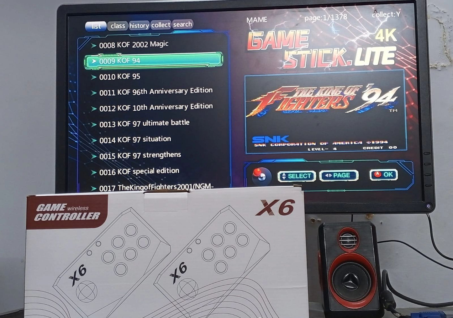 X6 Retro Game Console โ 64GB | 20,000+ Games | Dual Wireless Arcade Joysticks | Plug & Play